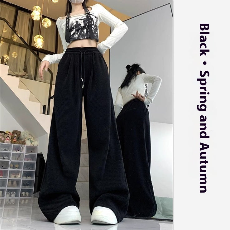 Damen-Idle-Style-Lässige, All-Match-Baggy-Hose