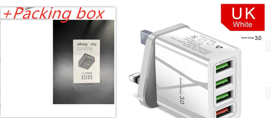 Beleuchteter 4USB-Ladekopf