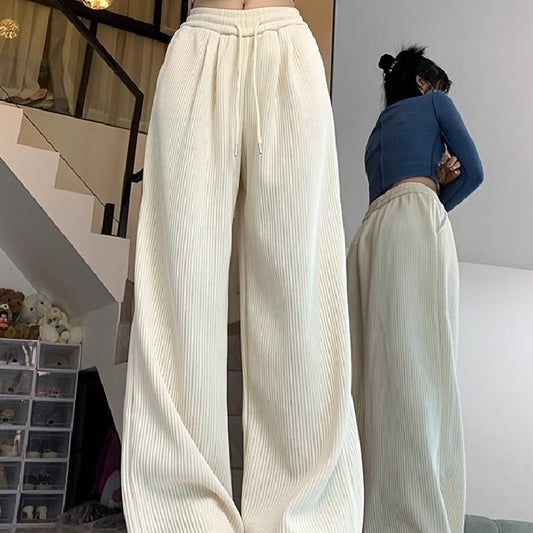 Damen-Idle-Style-Lässige, All-Match-Baggy-Hose