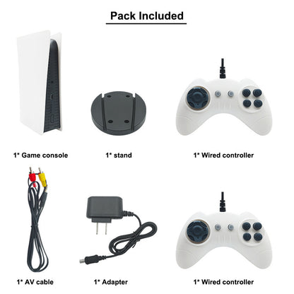 Nostalgischer Retro-P5-Mini-Fernseher, GS5-Familienspielkonsole mit Kabel, 620 Spiele
