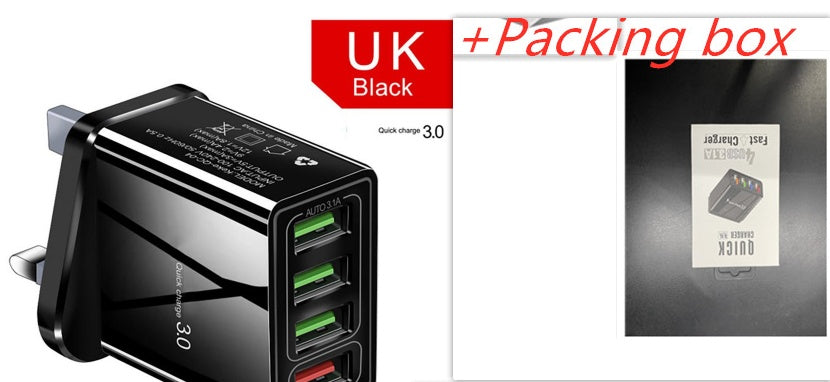 Beleuchteter 4USB-Ladekopf