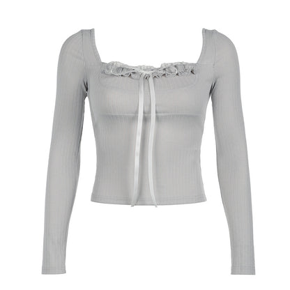 Sommer Dünner Slim-Fit Pullover