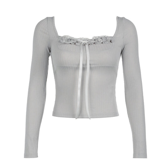 Sommer Dünner Slim-Fit Pullover