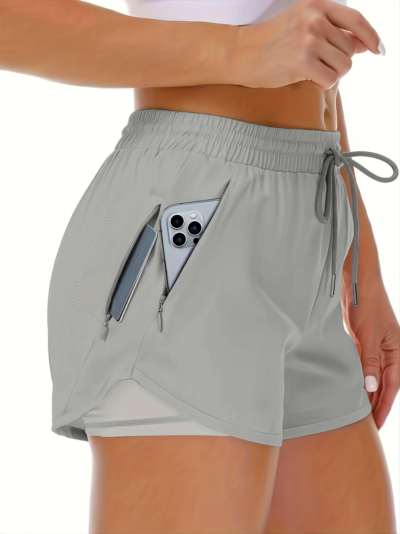 Damen-Sportshorts zum Laufen