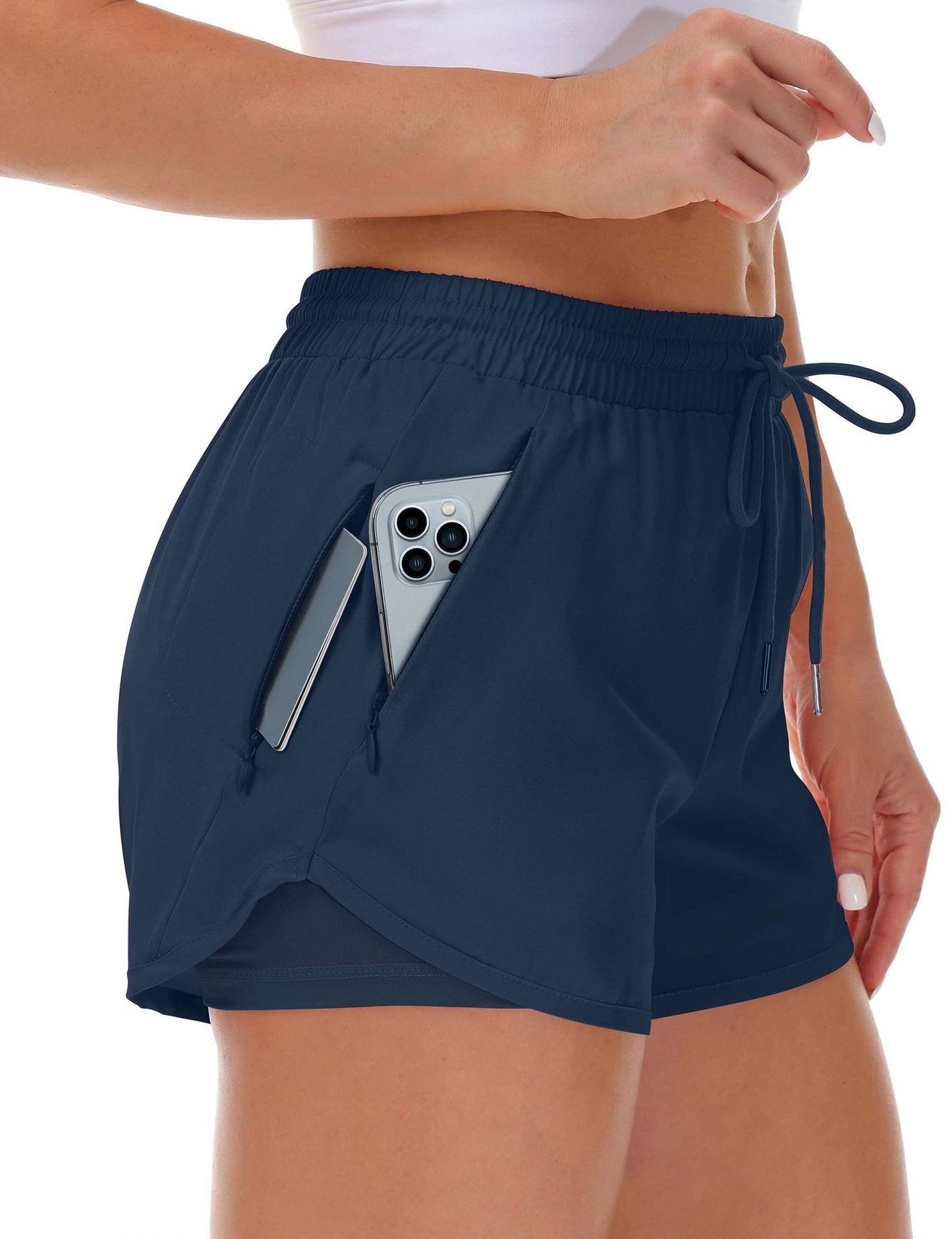 Damen-Sportshorts zum Laufen