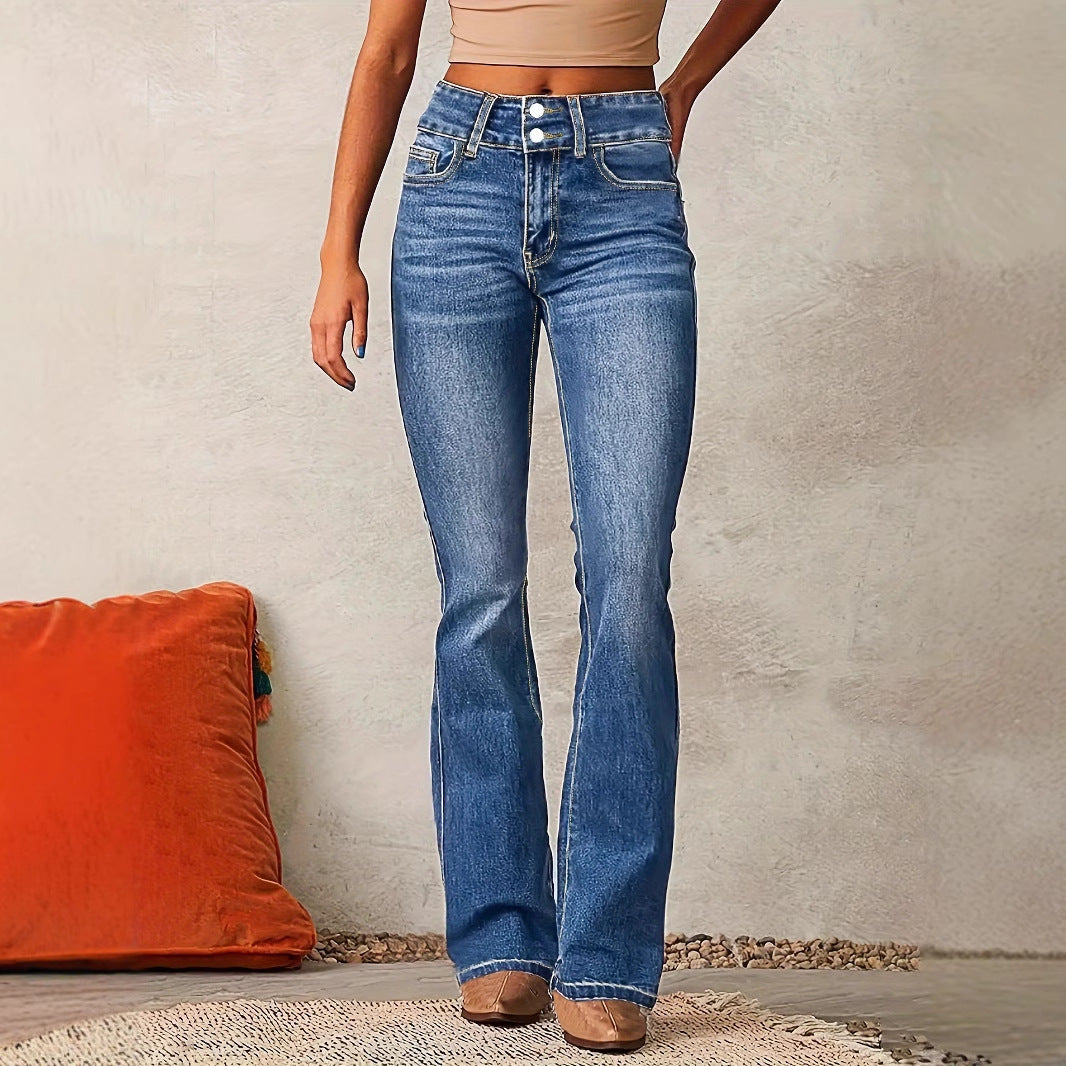 Street Skinny Retro Stretch Jeans Damen