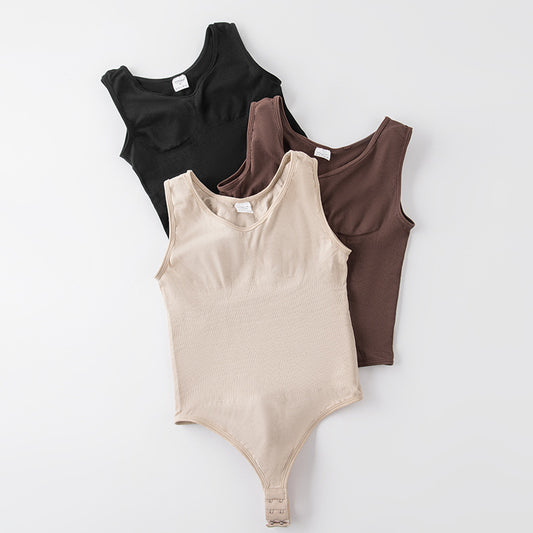 Damens Bodies Schwarz, Hautfarbe, Braun