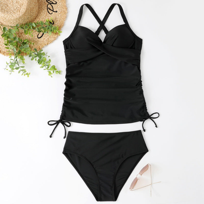 Badebekleidung für Damen, einfarbig, Nylon, schmale Passform, schmal aussehend