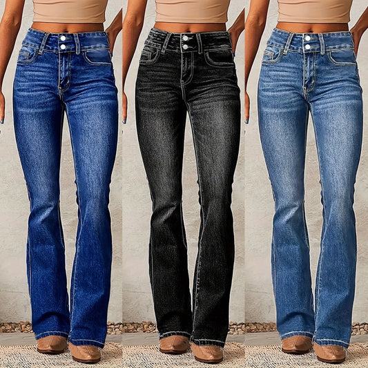Street Skinny Retro Stretch Jeans Damen