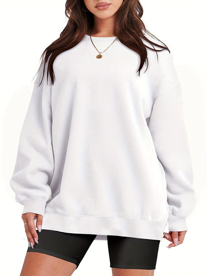 Lockerer Sweatshirt-Pullover für Damen