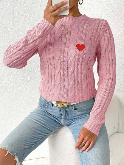 Love Stickers Herbst- und Winter-Pullover