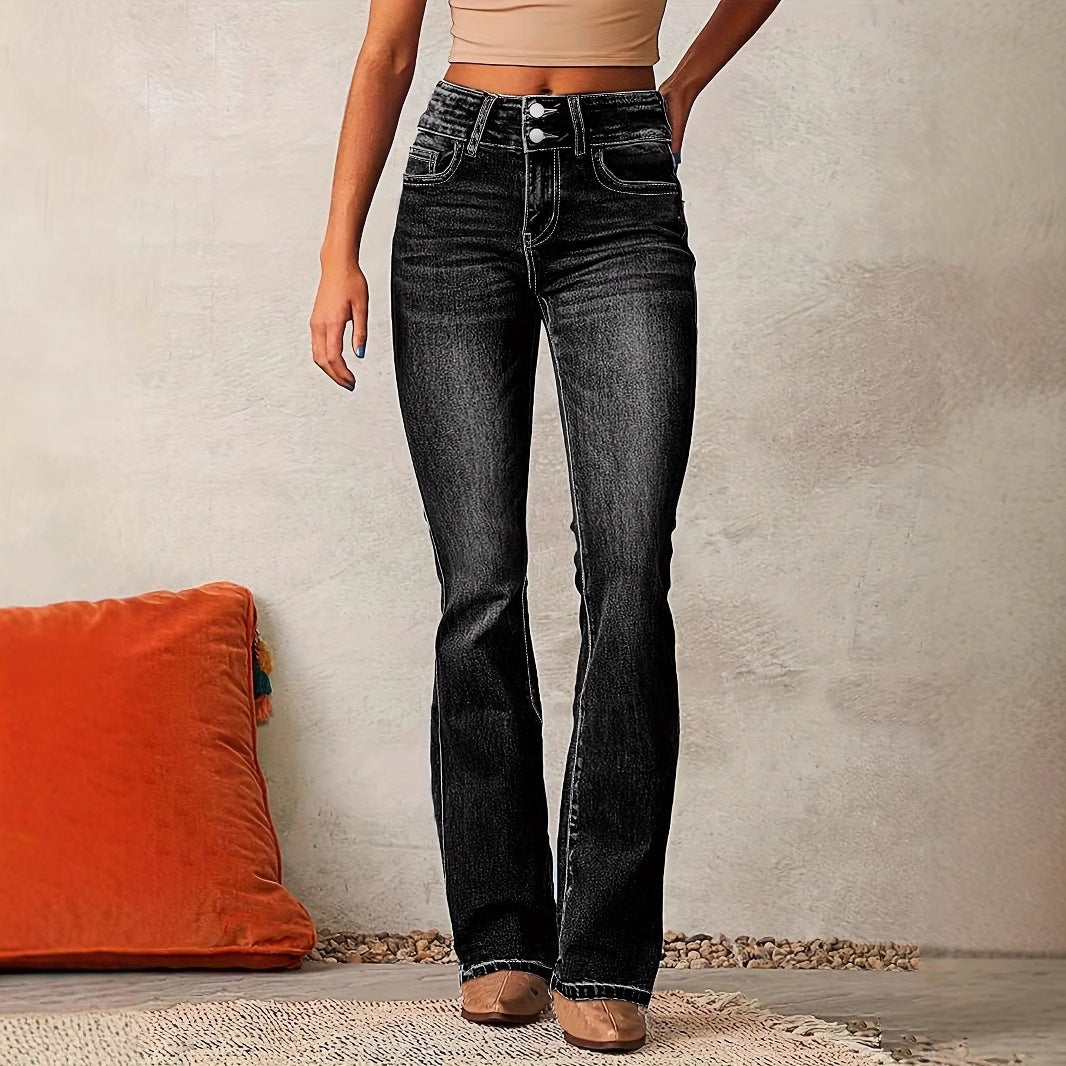 Street Skinny Retro Stretch Jeans Damen