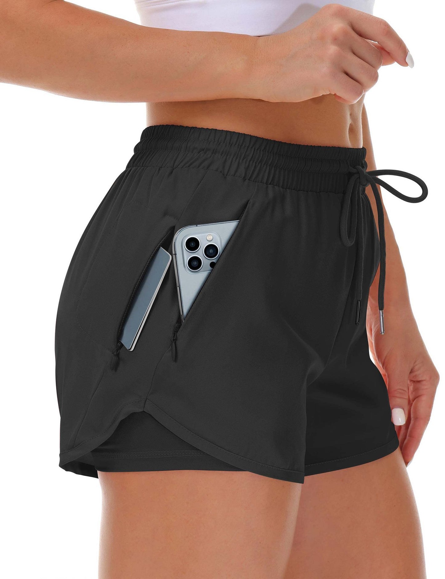 Damen-Sportshorts zum Laufen