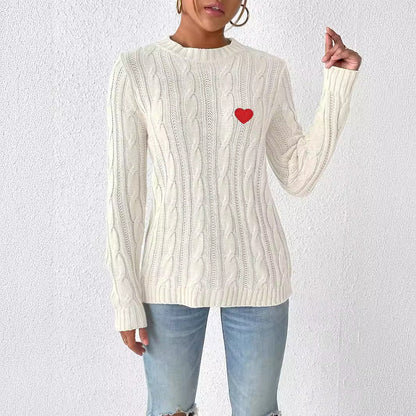 Love Stickers Herbst- und Winter-Pullover