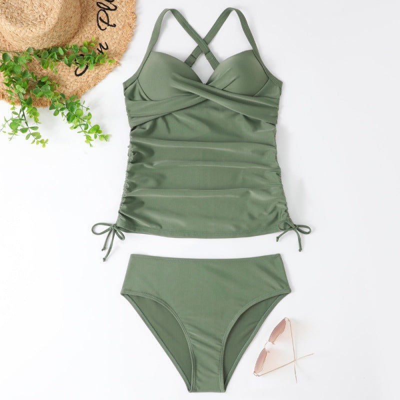 Badebekleidung für Damen, einfarbig, Nylon, schmale Passform, schmal aussehend
