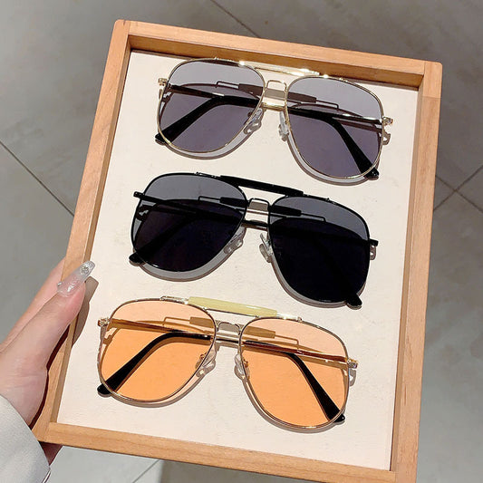 Große Rahmen All-match UV-beständige Sonnenbrille