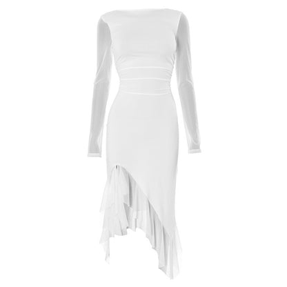 Elegantes Sommer Kleid Weiß