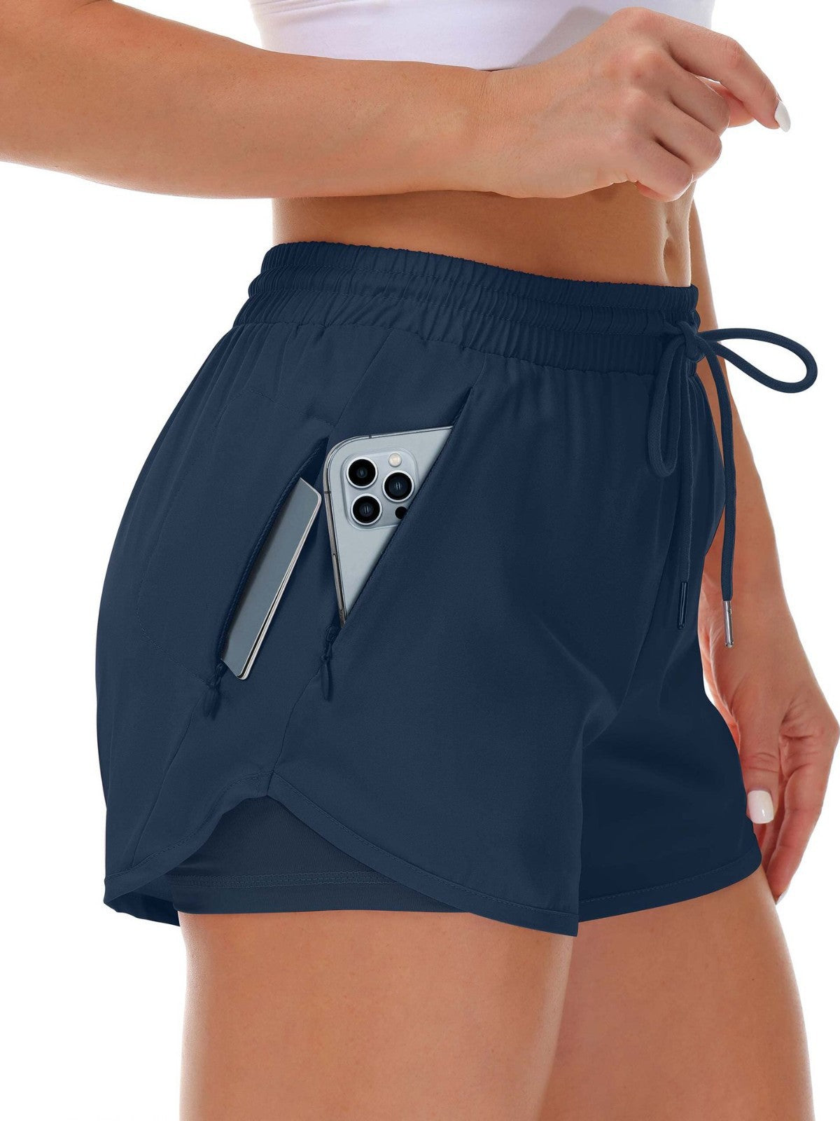 Damen-Sportshorts zum Laufen