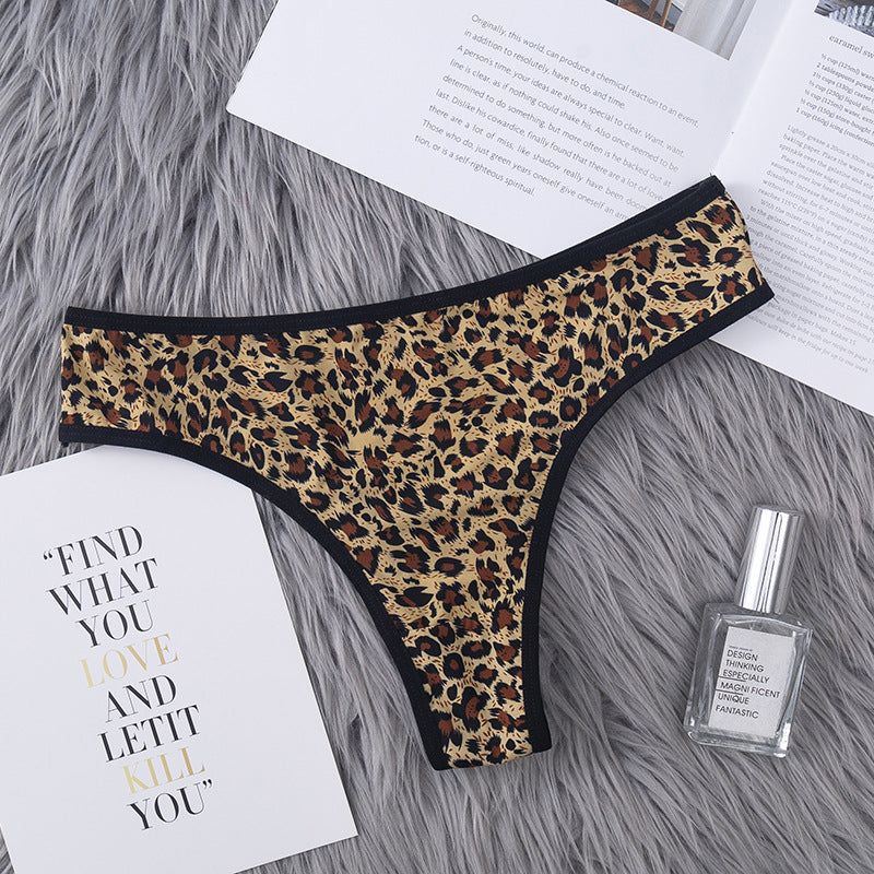 Damen-Slips mit Leopardenmuster