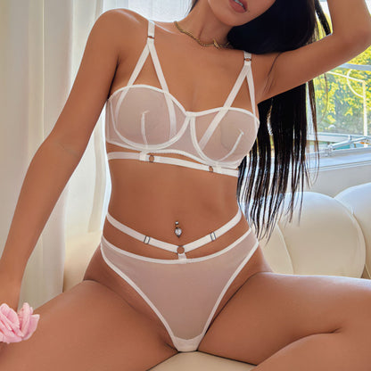 Damen Dessous Rot-Weiß-Schwarz