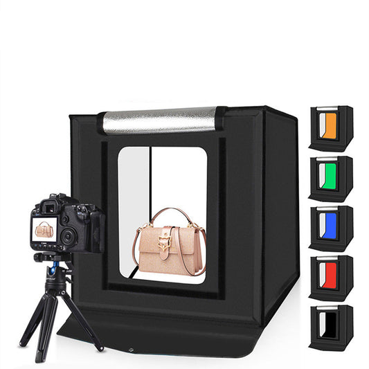 40CM faltbare Studio-LED-Hervorhebungs-Dimm-Foto-Softlichtbox