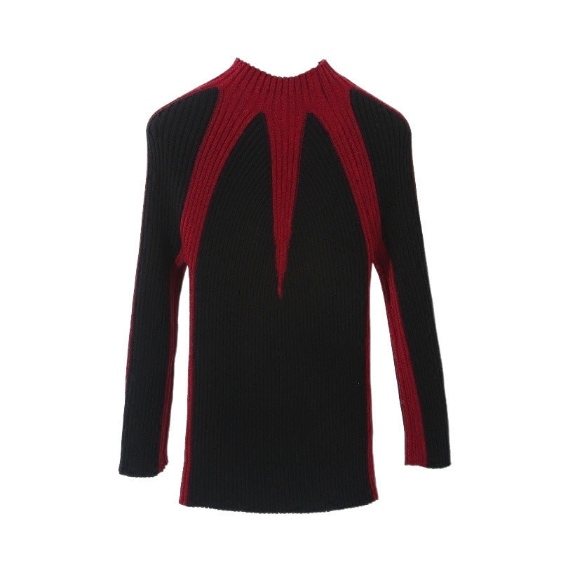 Farblich passender Langarm-Pullover für Damen