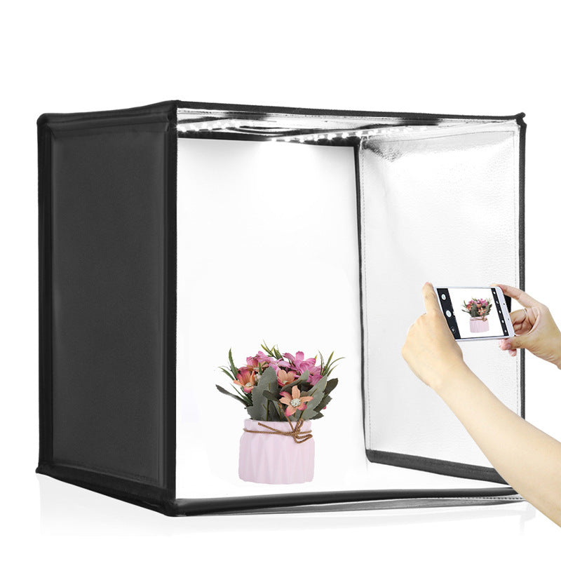 40CM faltbare Studio-LED-Hervorhebungs-Dimm-Foto-Softlichtbox