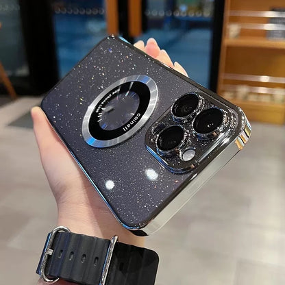 glitzernde magnetische Telefonhülle